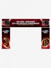 Nonlit Entrance Arch Design