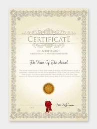 Standard Certificates Printing
